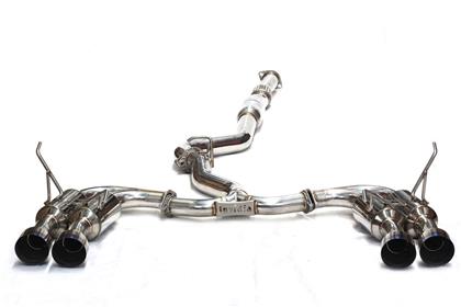 Invidia 2015+ Subaru WRX / STI Gemini/R400 Single Layer Quad Stainless Steel Tip Cat-Back Exhaust