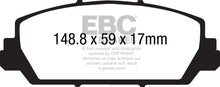 Load image into Gallery viewer, EBC 12+ Acura RDX 3.5 Greenstuff Front Brake Pads