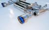 Load image into Gallery viewer, Invidia 02-08 Nissan 350z Gemini Rolled Titanium Tip Cat-back Exhaust