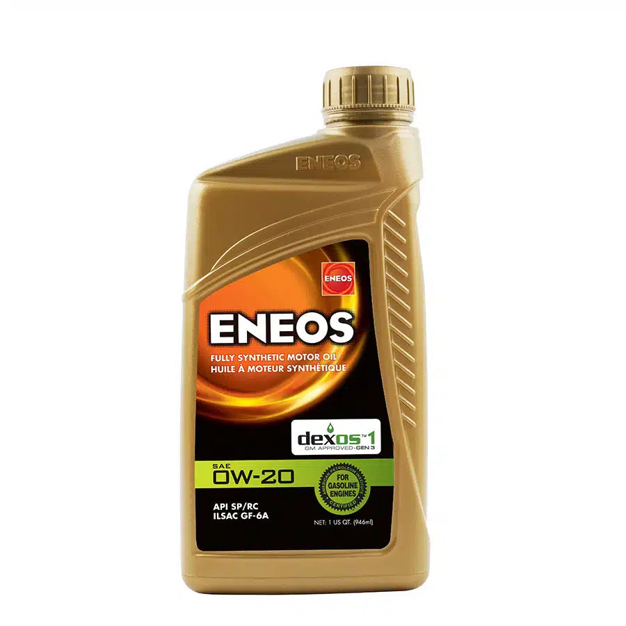 ENEOS 0W20 Fully Synthetic Motor Oil - 1 Quart