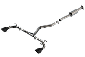 Borla 22-23 Subaru BRZ/Toyota GR86 2.4L RWD AT/MT ATAK Catback Exhaust - Black Chrome Tips