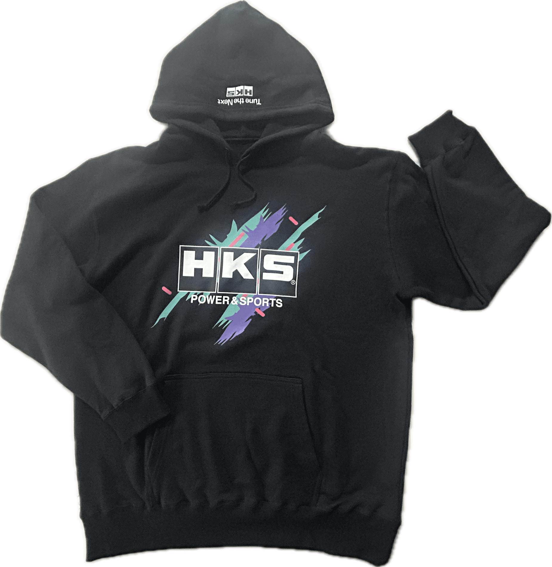 HKS HOODIE SUPER RACING BLACK XL