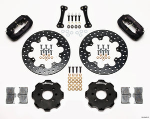 Wilwood Forged Dynalite Front Drag Kit Drilled Rotor Integra/Civic w/Fac.262mm Rtr
