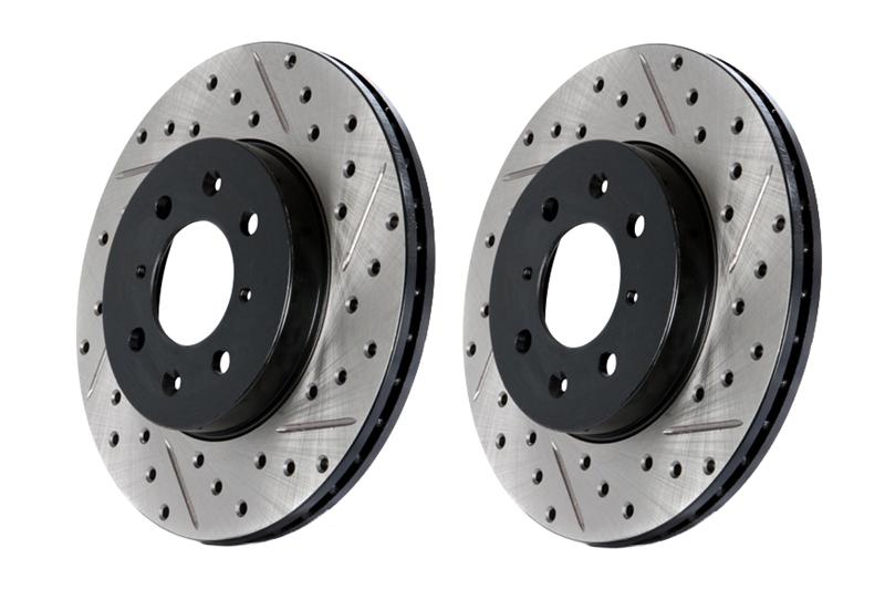 StopTech Sport Slotted and Drilled Brake Rotor (front right) ST20x
