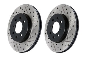 StopTech Sport Slotted and Drilled Brake Rotor (front left) ST20x