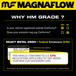 MagnaFlow Conv DF 97-98 BMW Z3 6 2.8L