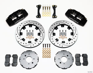 Wilwood Dynapro 6 Front Hat Kit 12.19in Drilled 90-99 Civic w/240 mm Disc