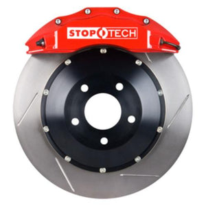 Stoptech Big Brake Kit 355x32 Slotted Rotors Red Calipers WRX STI 08'-14'