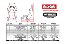 Load image into Gallery viewer, RaceQuip FIA Certified Composite Racing Seat