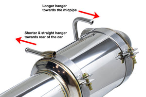 R1-Spec Catback Exhaust - Scion FRS / Subaru BRZ / Toyota 86 [2012~2021] - Titanium