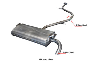 REMARK Catback Exhaust, Toyota Corolla Hatchback 19+, Stainless Tip