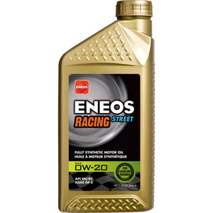 ENEOS MOTOR OIL RACING STREET SYNTHETIC 0W20 - 1 Quart