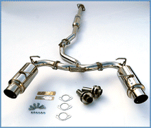 Load image into Gallery viewer, Invidia N1 Catback Exhaust Stainless Steel Tips (BRZ/FRS) 2013-2016