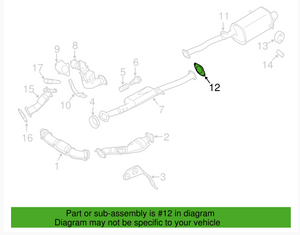 Vibrant Performance 2.5" I.D. 2-Bolt Exhaust Gasket