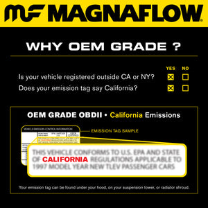 MagnaFlow Conv DF BMW 5 01-03 Rear OEM