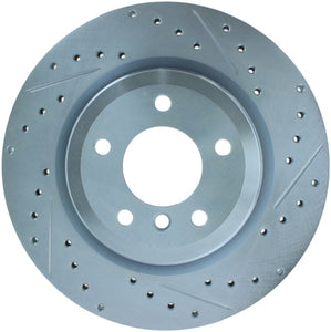 StopTech Select Sport 07-13 BMW 335i Slotted & Drilled Vented Left Rear Brake Rotor