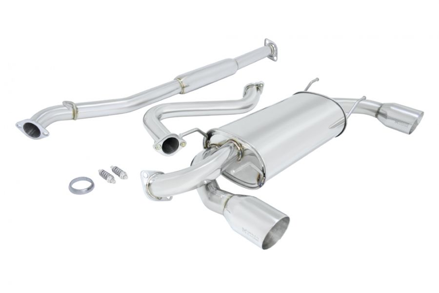 Megan Racing OE-RS Series Catback Exhaust - Stainless Steel Tip - BRZ/FRS - OE-RS - MR-CBS-SFR12-SRT-R+M