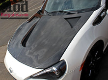 Load image into Gallery viewer, Carbon Fiber Vented Hood for 2012-14 Scion FR-S/Subaru BRZ [ZN6/ZC6] Sport Type